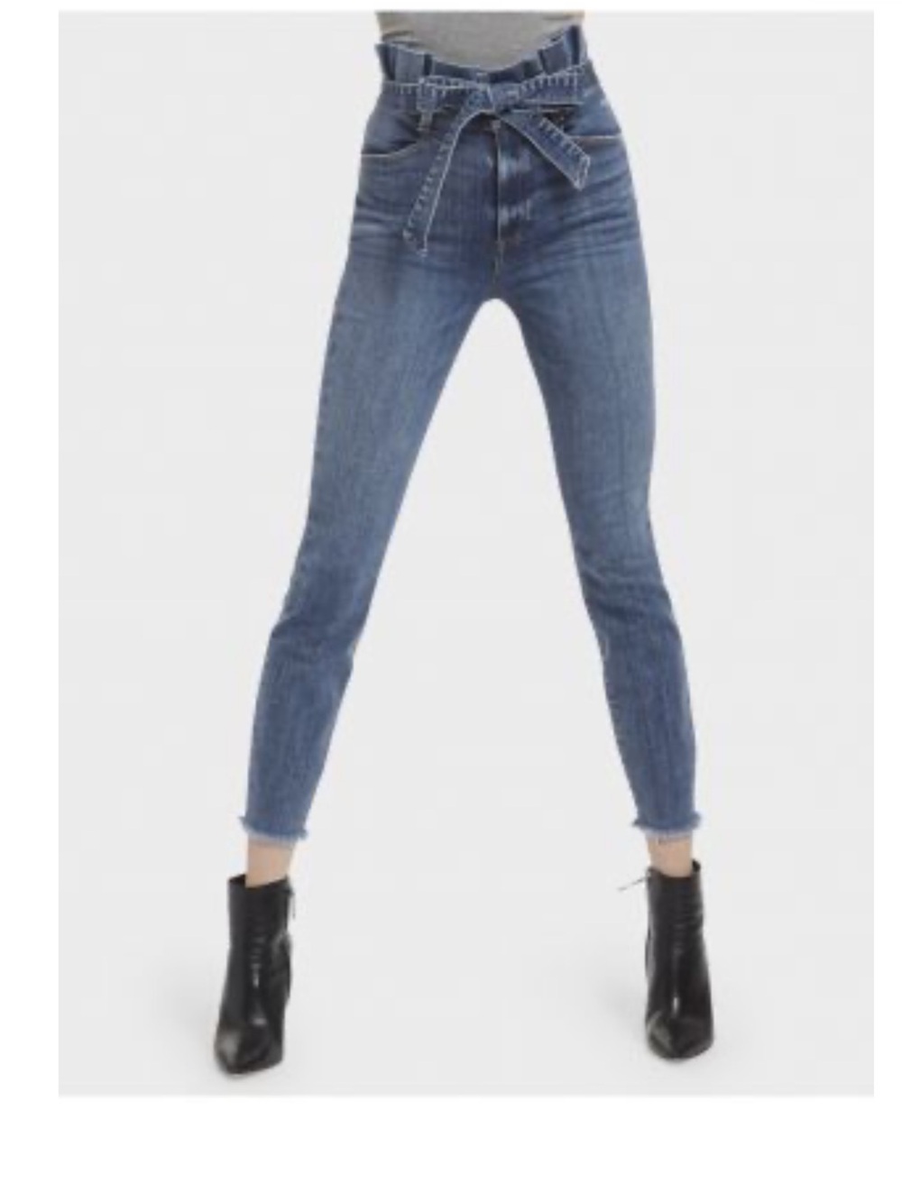 Alice + Olivia - GOOD PAPERBAG WAIST SKINNY JEAN 30